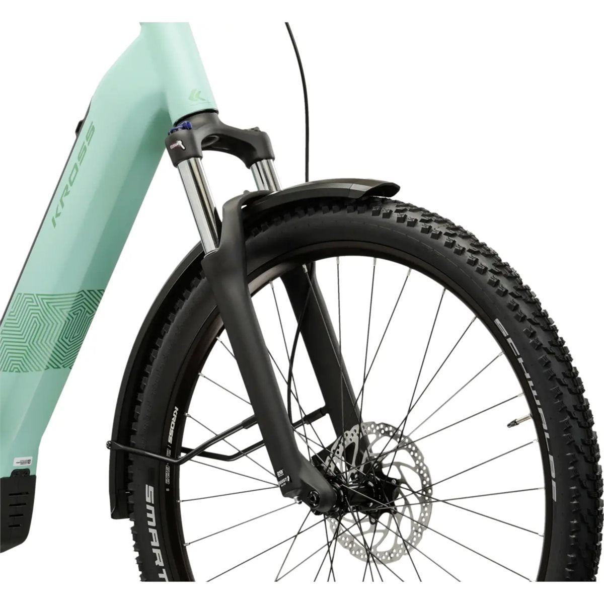 Elcykel hybrid Kross Influx Suv Hybrid 3.0 W 800 Green