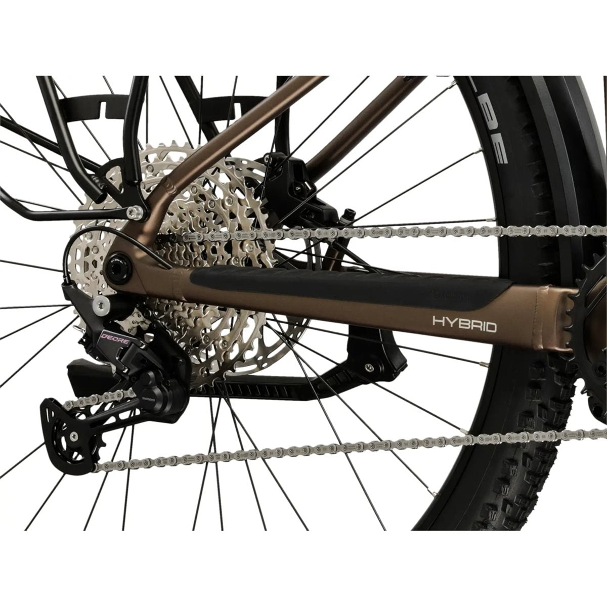 Elcykel hybrid Kross Influx Suv Hybrid 4.0 W 800 Brown/Copper