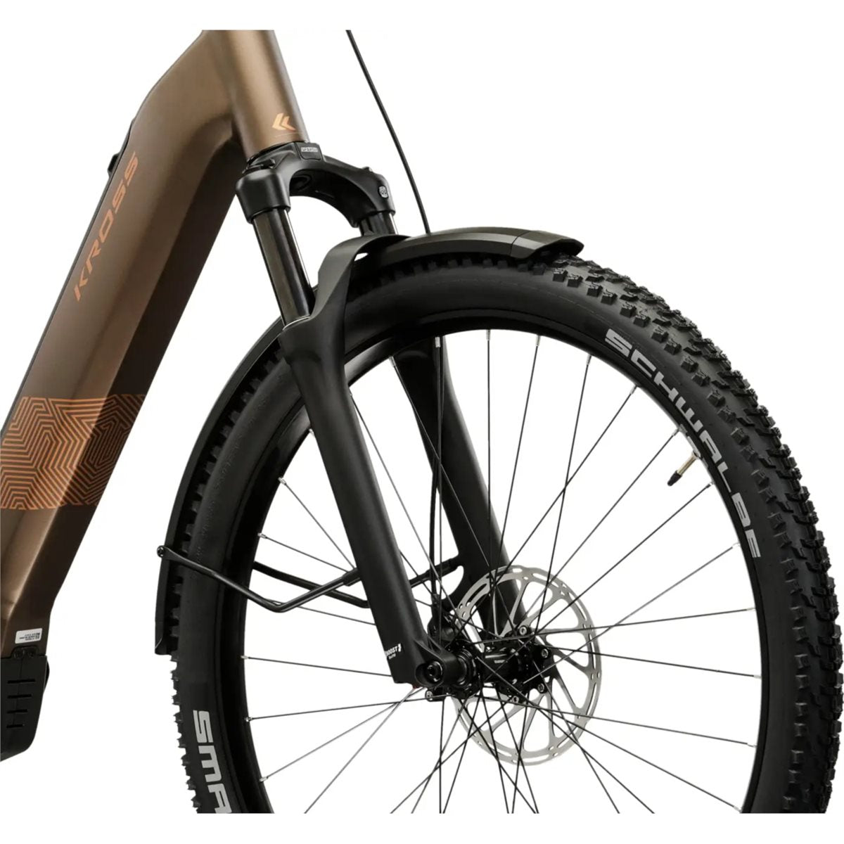 Elcykel hybrid Kross Influx Suv Hybrid 4.0 W 800 Brown/Copper