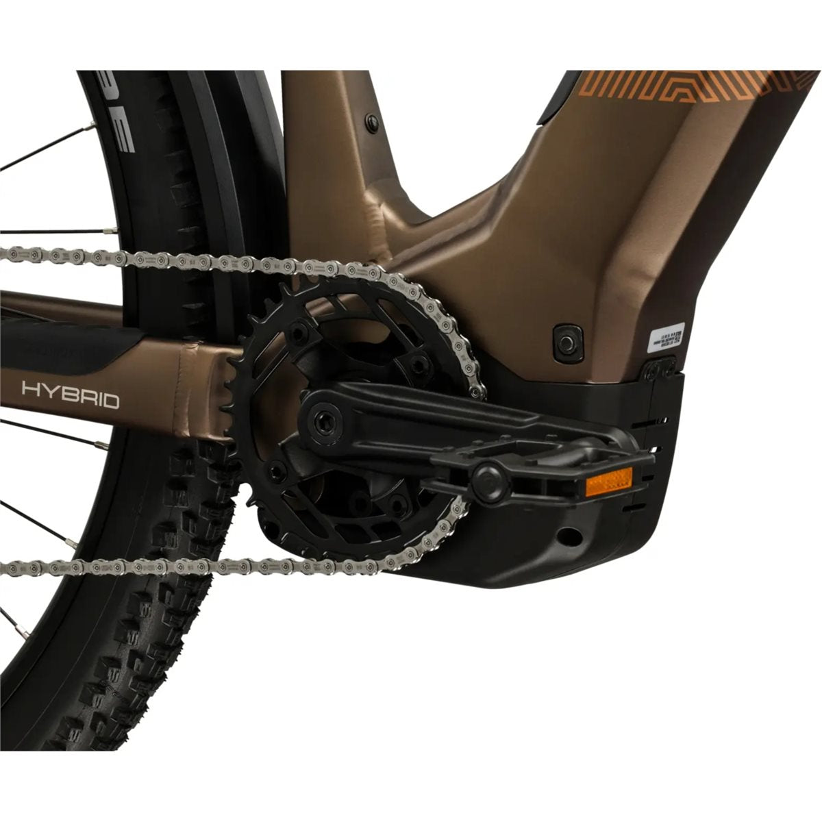 Elcykel hybrid Kross Influx Suv Hybrid 4.0 W 800 Brown/Copper