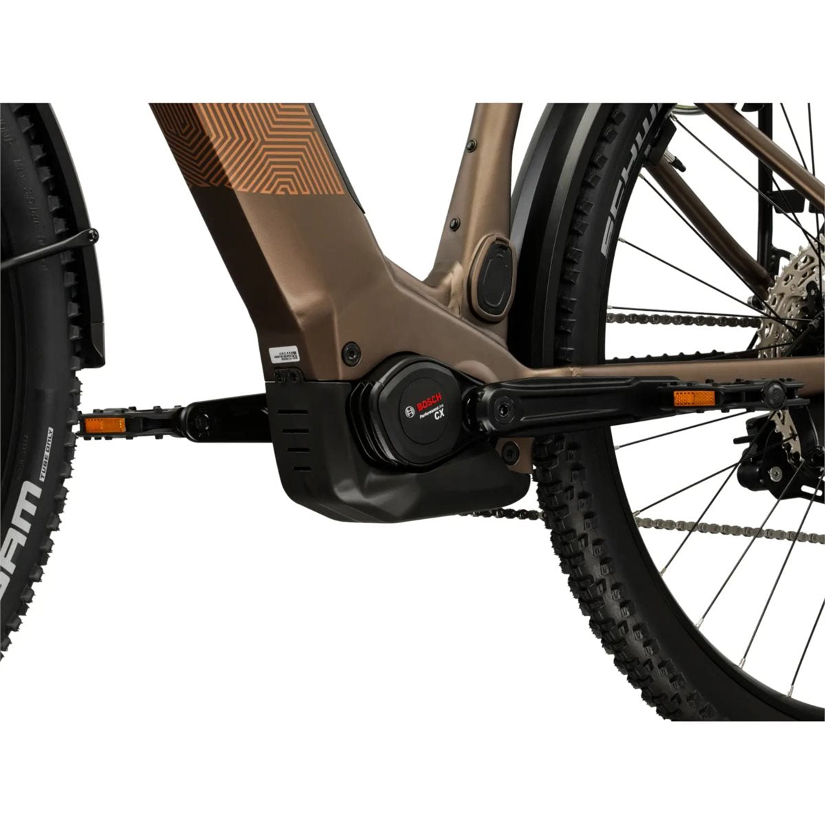 Elcykel hybrid Kross Influx Suv Hybrid 4.0 W 800 Brown/Copper