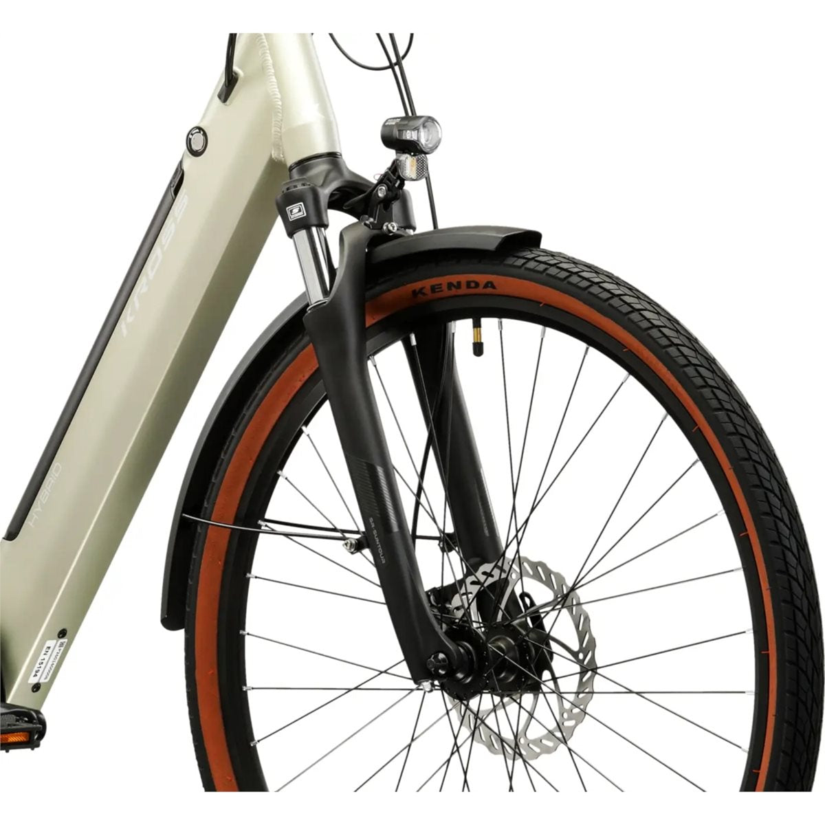 Elcykel hybrid Kross Sentio Hybrid 3.0 Pearl/Grey