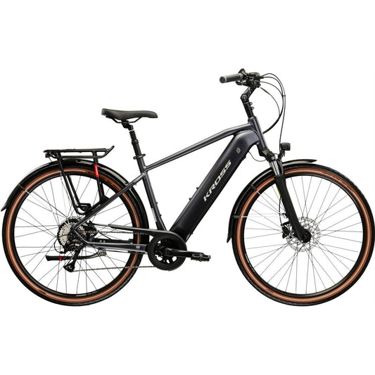 Elcykel hybrid Kross Trans Hybrid 1.0 M Graphite/Grey