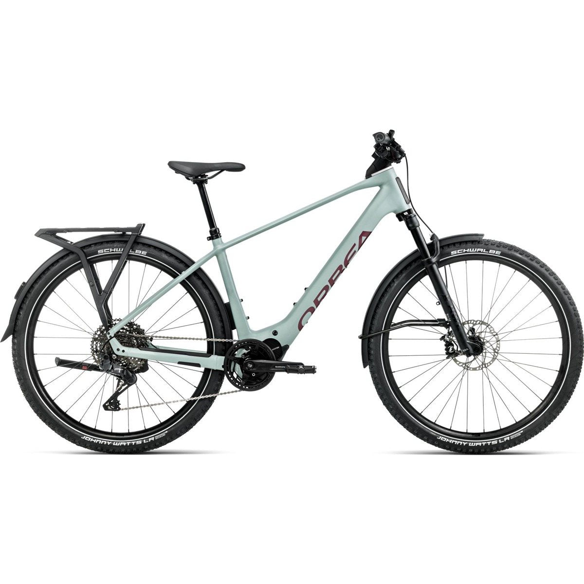 Elcykel hybrid Orbea Kemen Adv 10 630Wh Blue Stone/Brugundy