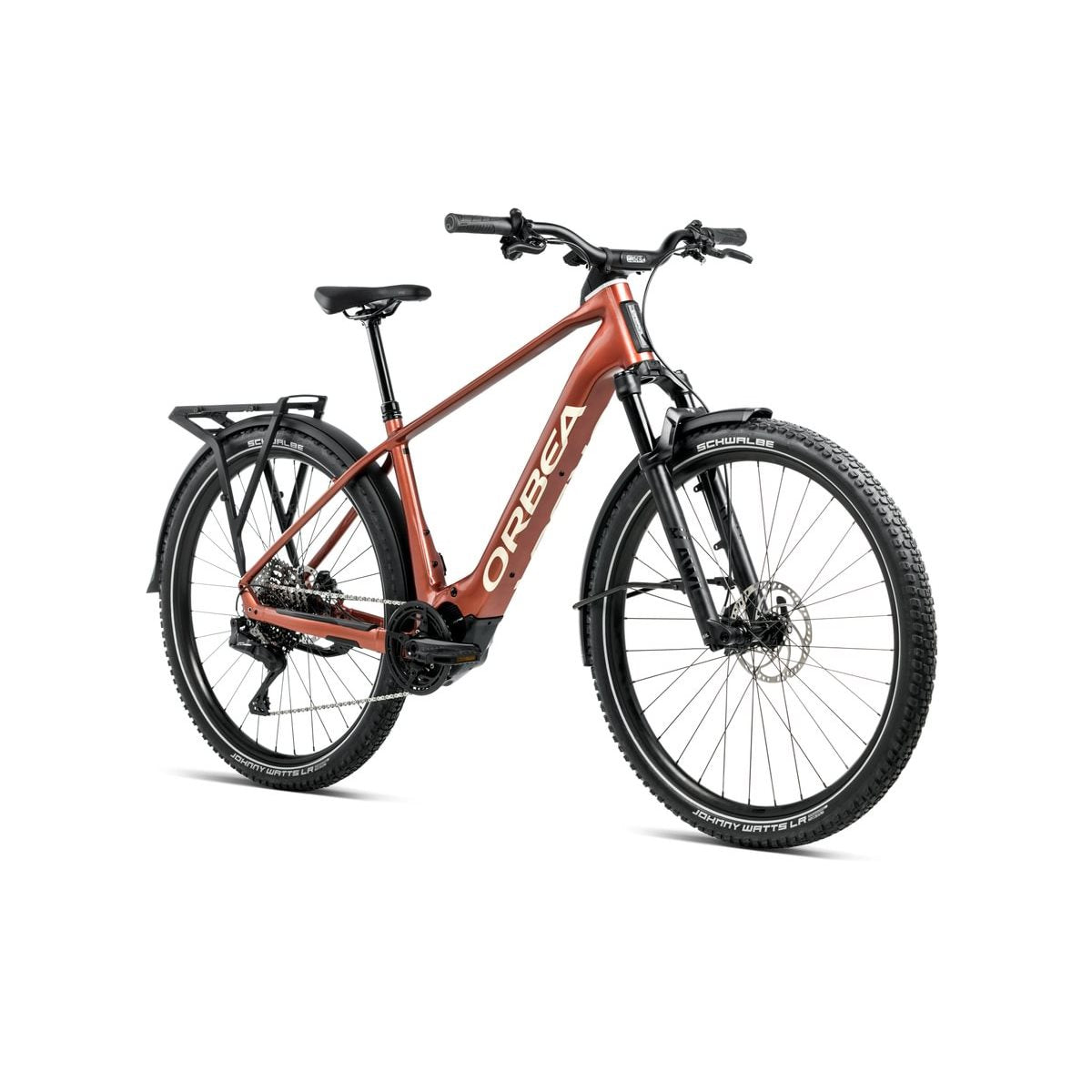 Elcykel hybrid Orbea Kemen Adv 10 630Wh Mars Red/Ivory White