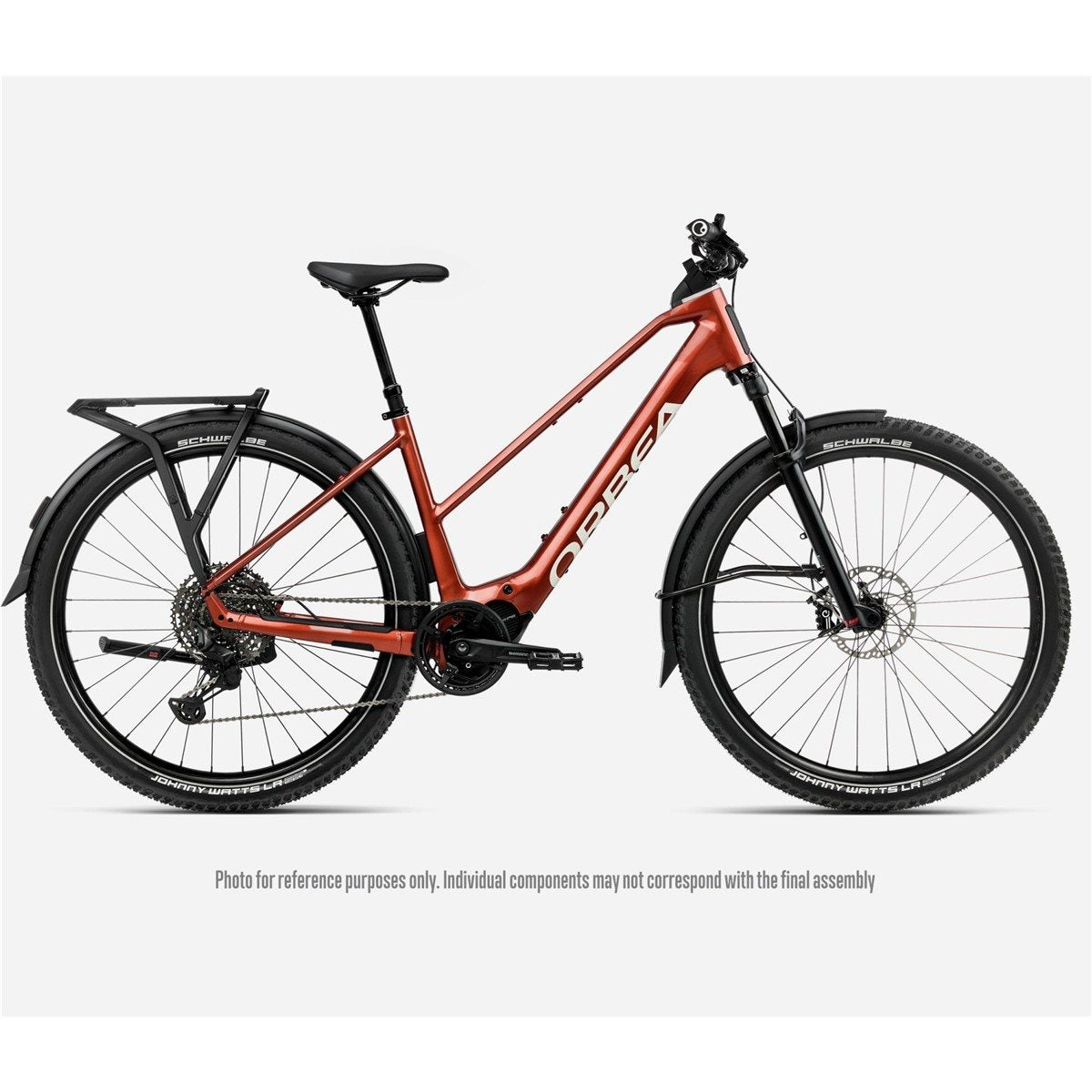 Elcykel hybrid Orbea Kemen Adv 10 Mid 630Wh Mars Red/Ivory White