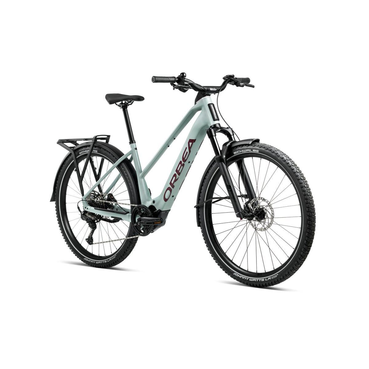 Elcykel hybrid Orbea Kemen Adv 20 Mid 630Wh Blue Stone/Brugundy