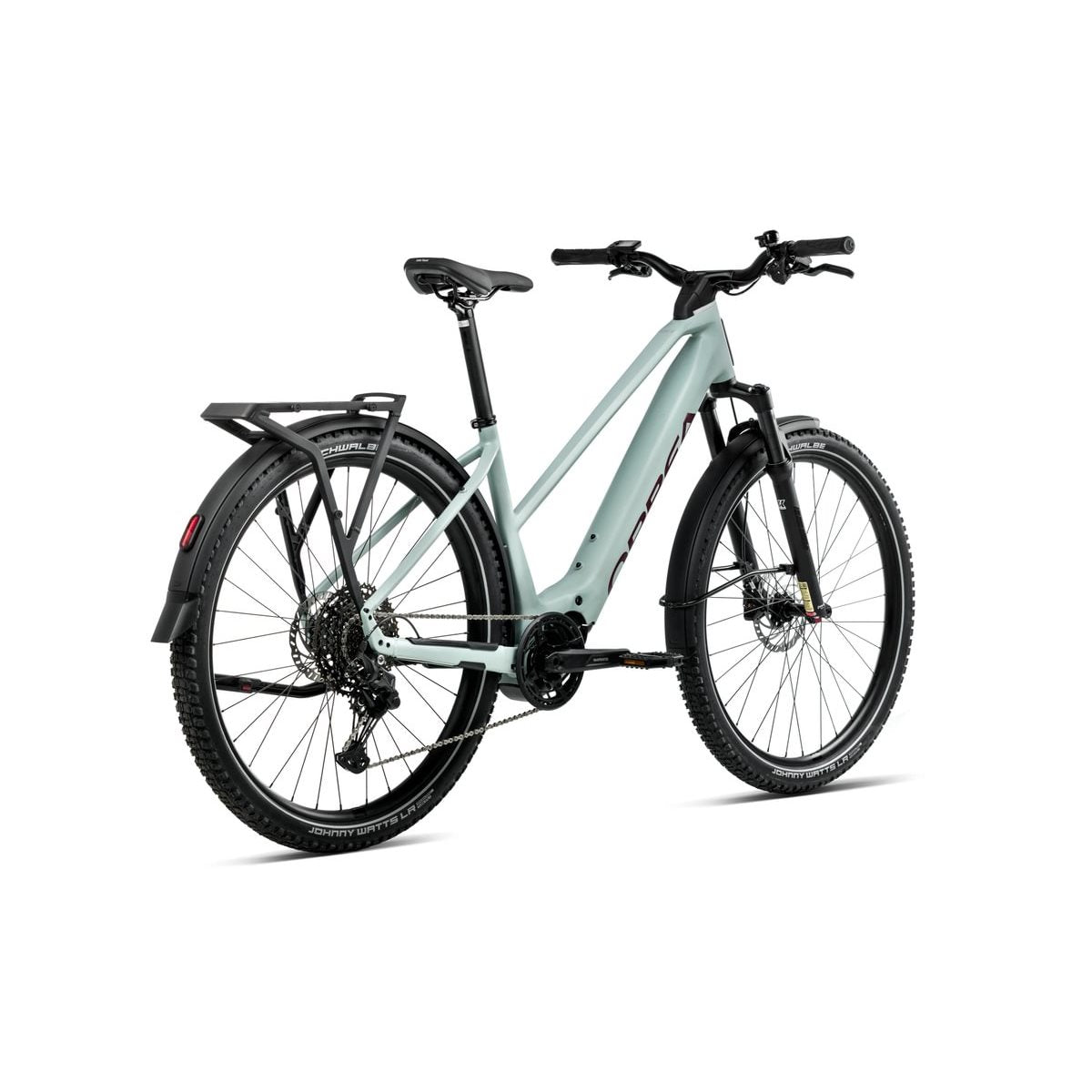 Elcykel hybrid Orbea Kemen Adv 20 Mid 630Wh Blue Stone/Brugundy