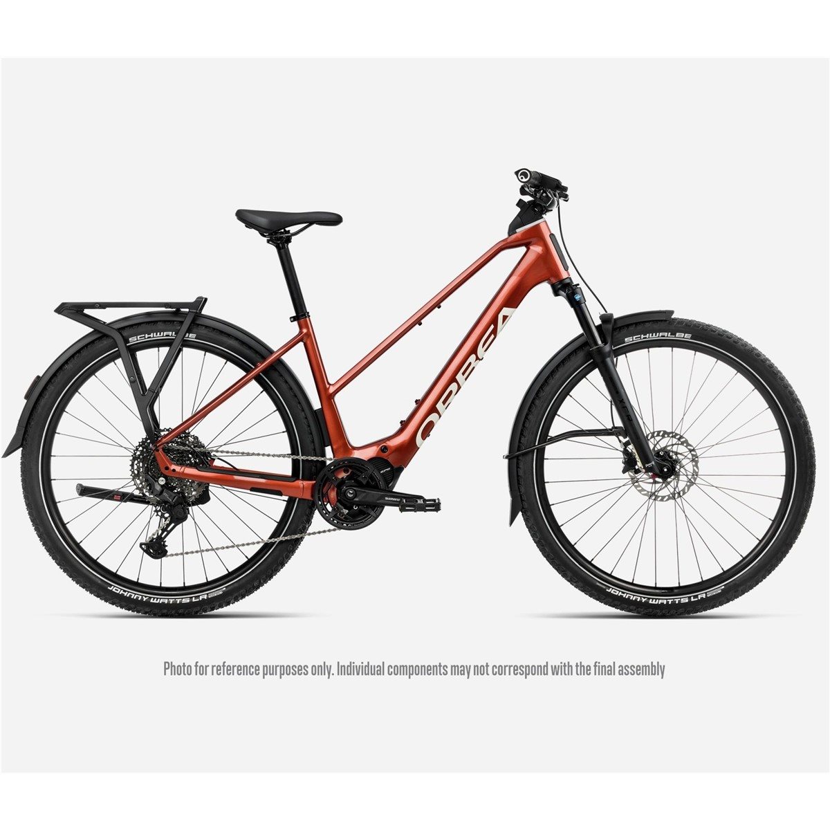 Elcykel hybrid Orbea Kemen Adv 20 Mid 630Wh Mars Red/Ivory White