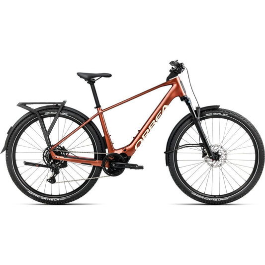 Elcykel hybrid Orbea Kemen Adv 30 540Wh Mars Red/Ivory White