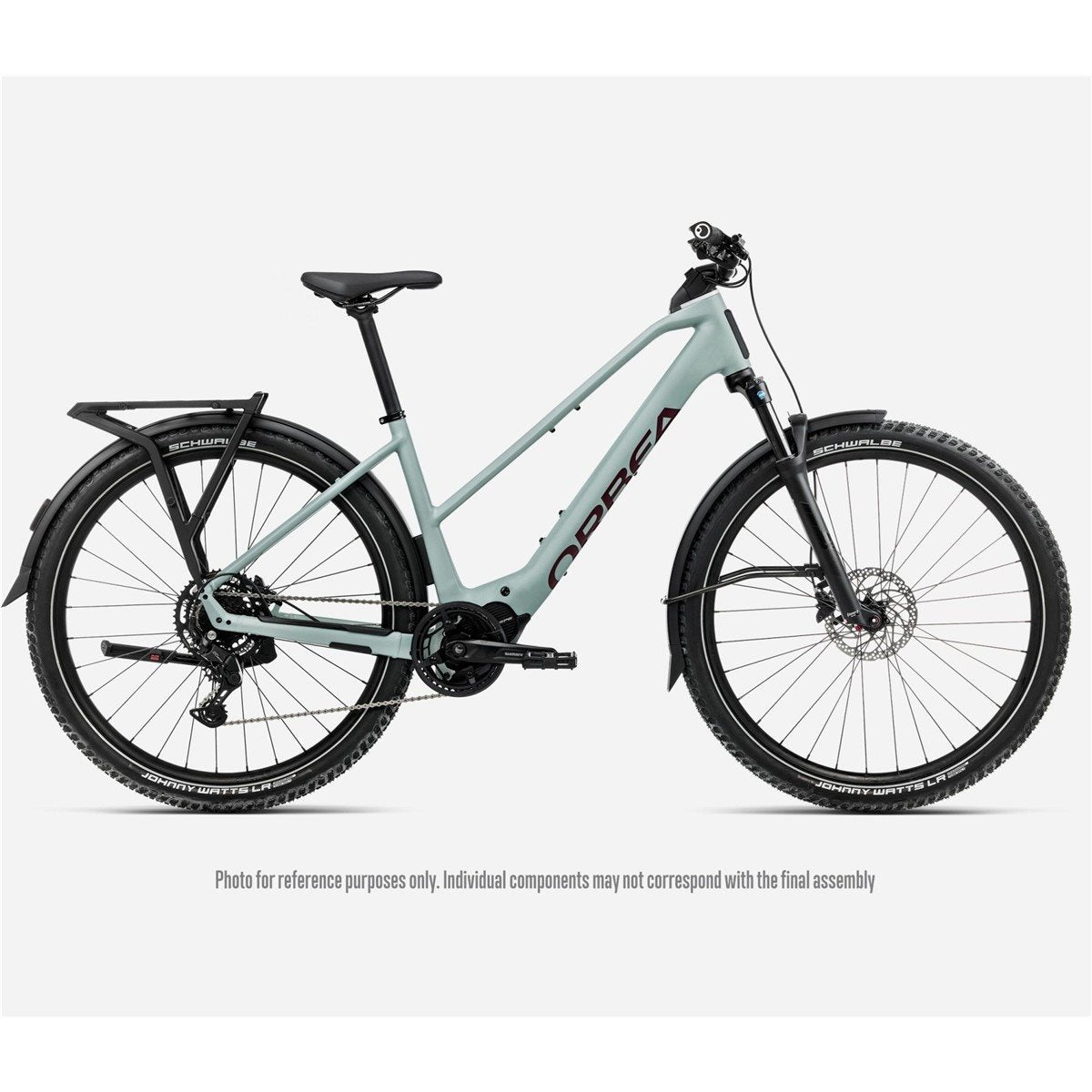 Elcykel hybrid Orbea Kemen Adv 30 Mid 540Wh Blue Stone/Brugundy