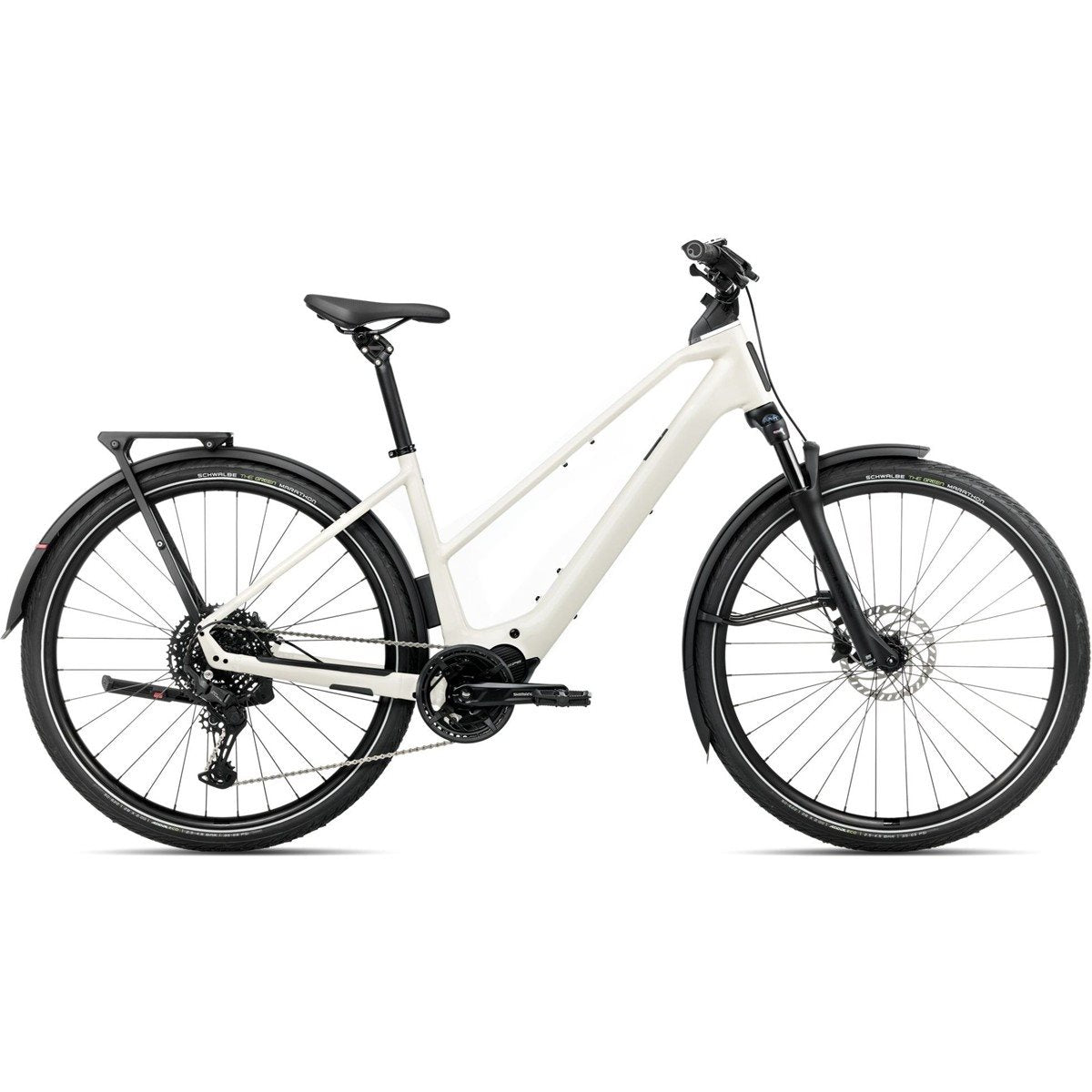 Elcykel hybrid Orbea Kemen Tour 20 Mid 630Wh Ivory White