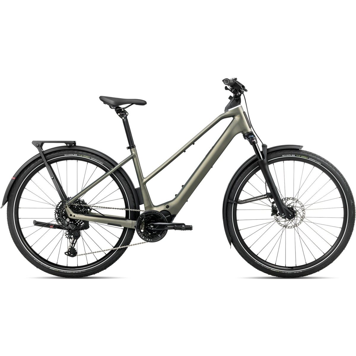 Elcykel hybrid Orbea Kemen Tour 20 Mid 630Wh Spaceship Green