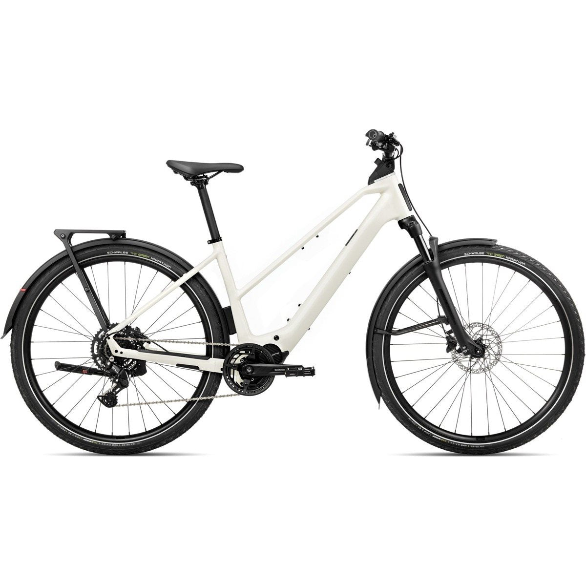 Elcykel hybrid Orbea Kemen Tour 30 Mid 540Wh Ivory White