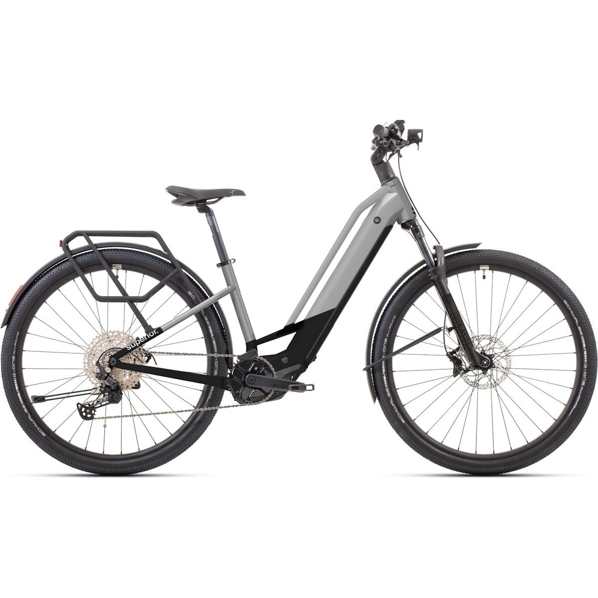 Elcykel Hybrid Superior eBLOX 6.5 LS Matte Dark Chrome/Black