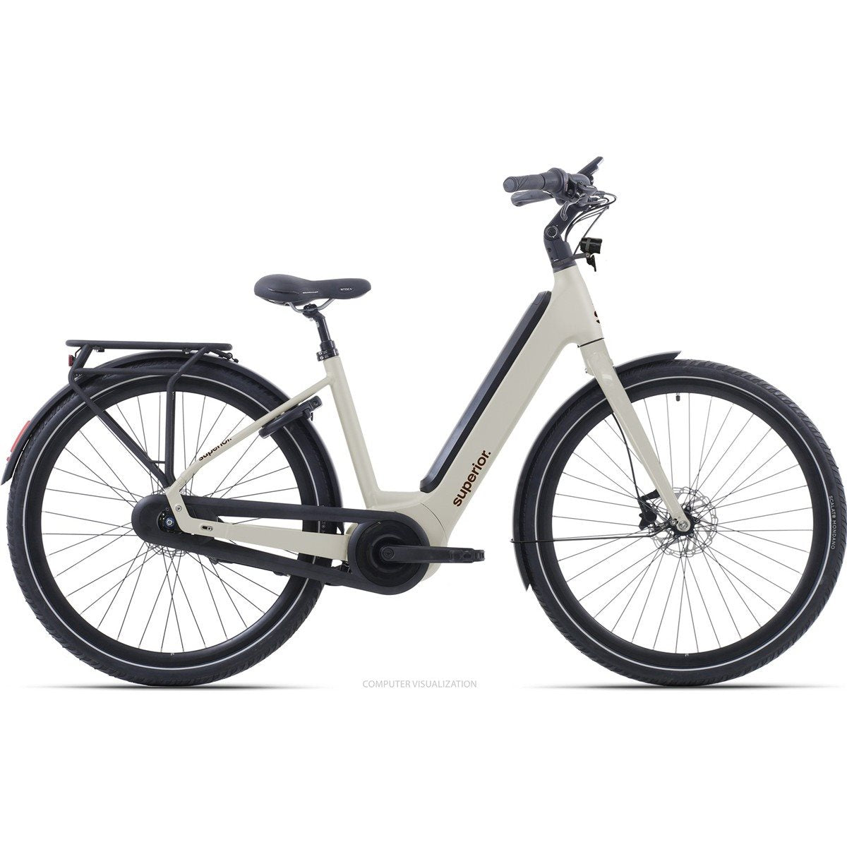 Elcykel Hybrid Superior eWAY 5.9 Gloss Dust Grey