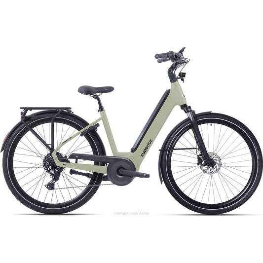 Elcykel Hybrid Superior eWAY 6.4 Gloss Soft Green