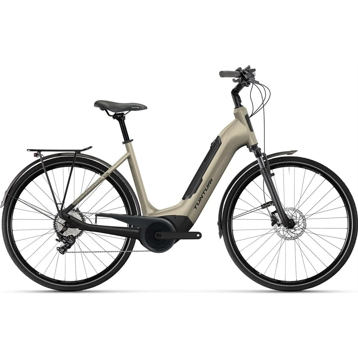Elcykel Hybrid Tunturi Ivalo E10  Champagne/Black