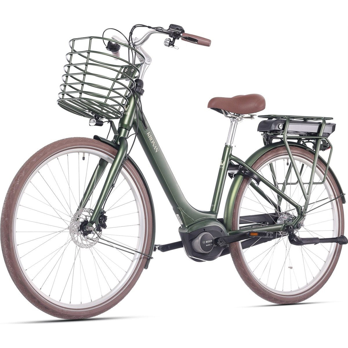 Elcykel Kronan Kvick Skogsgrön