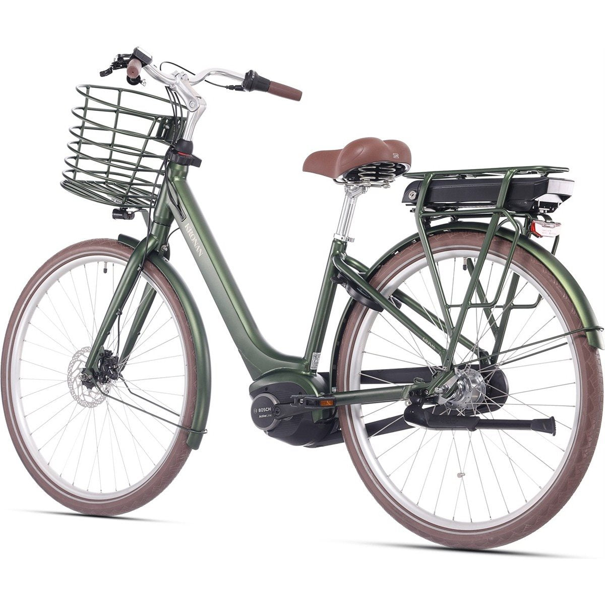 Elcykel Kronan Kvick Skogsgrön