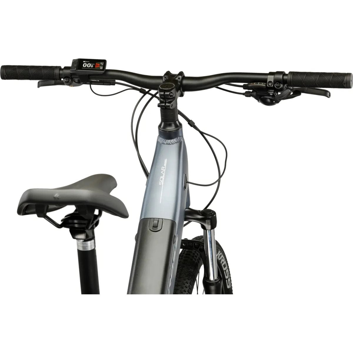 Elcykel Kross Solar Boost 1.0 Eco W Graphite/Silver