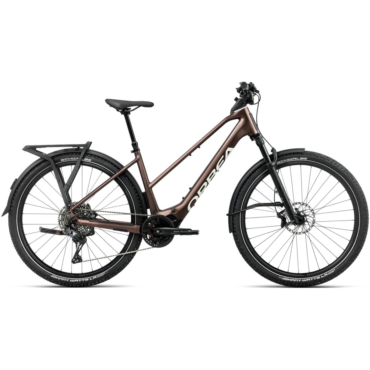 Elcykel Orbea Kemen Adv 10 Mid Metallic Rust/Ivory White