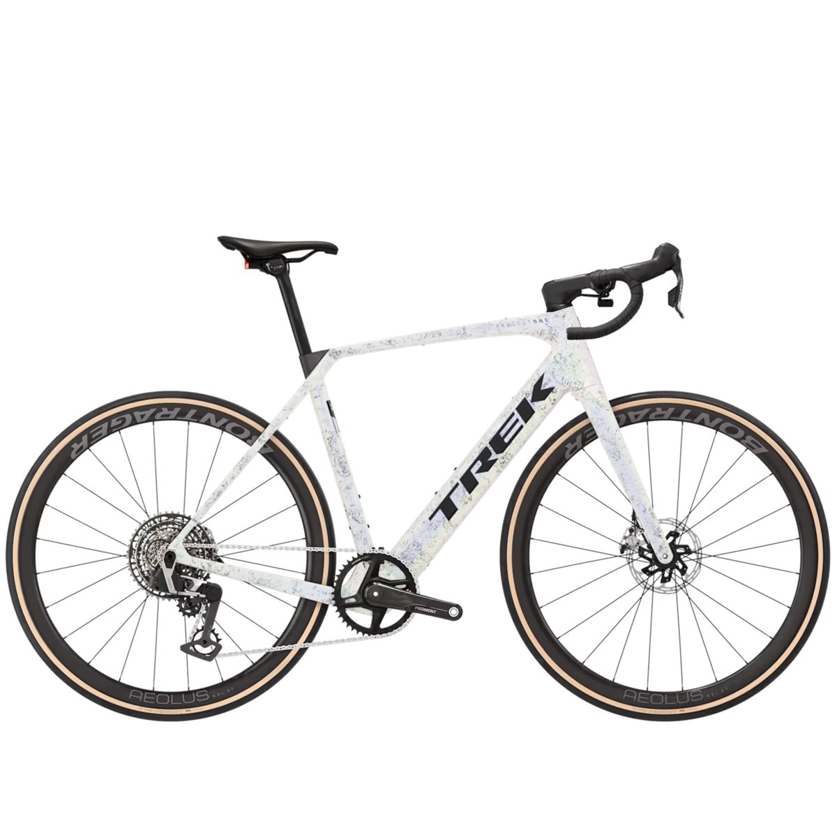 Elcykel Racer Trek Domane+ SL 9 AXS Gen 5 Mother Of Pearl/Silver Marble