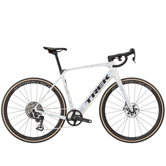 Elcykel Racer Trek Domane+ SL 9 AXS Gen 5 Mother Of Pearl/Silver Marble