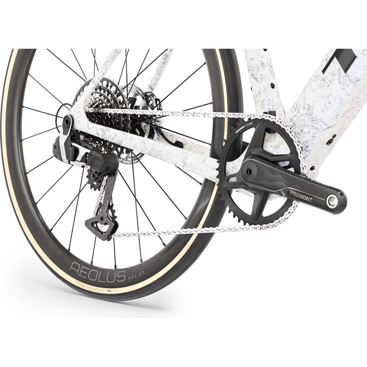 Elcykel Racer Trek Domane+ SL 9 AXS Gen 5 Mother Of Pearl/Silver Marble