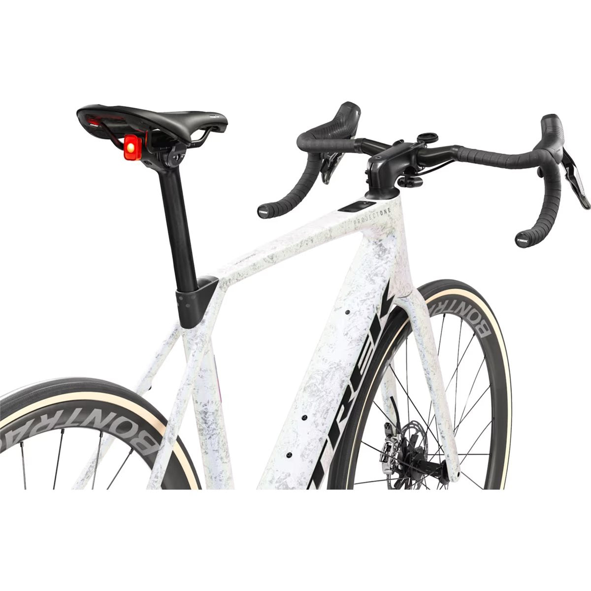 Elcykel Racer Trek Domane+ SL 9 AXS Gen 5 Mother Of Pearl/Silver Marble