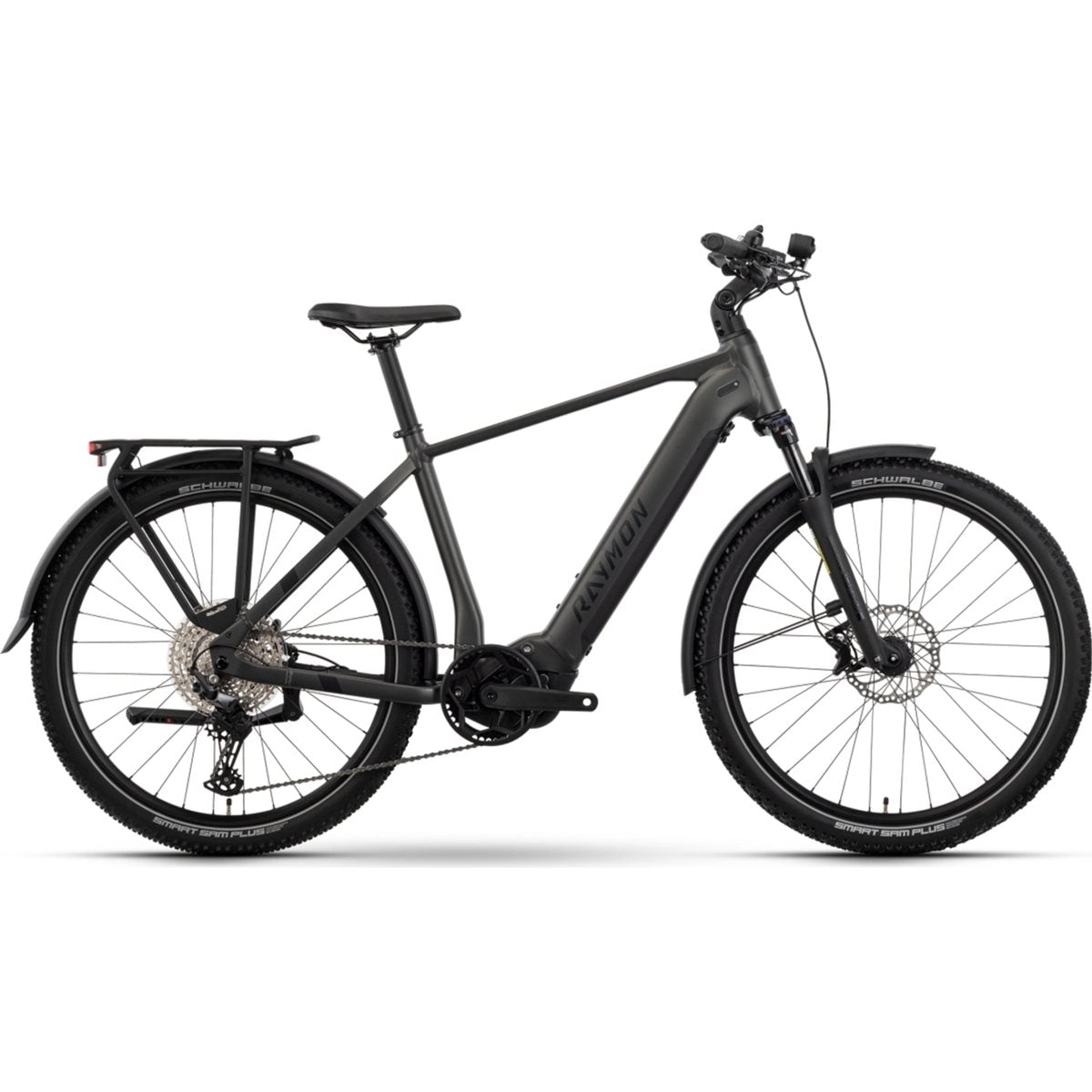 Elcykel Raymon Tourray Pro 800 Herre Kalmatarey/Black/Terra