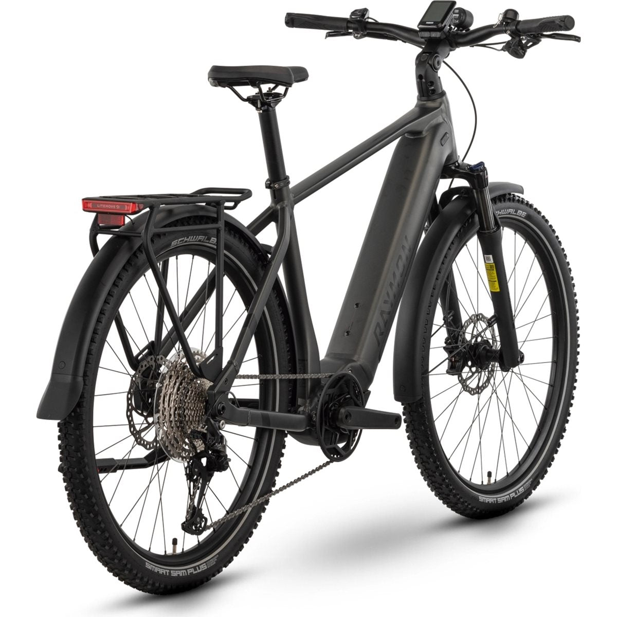 Elcykel Raymon Tourray Pro 800 Herre Kalmatarey/Black/Terra