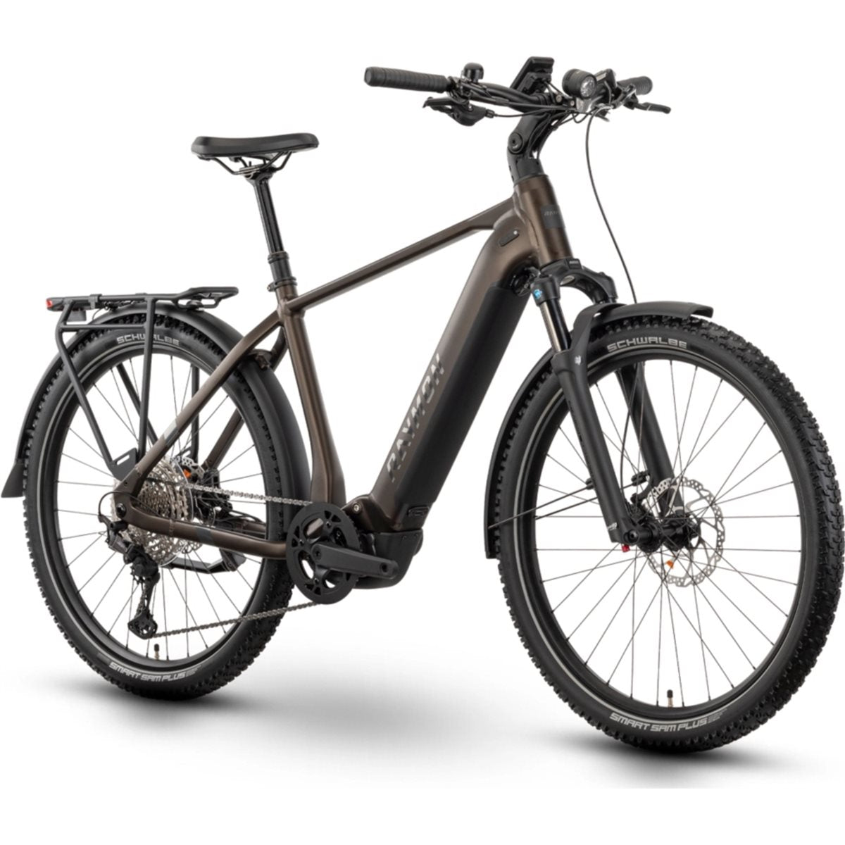 Elcykel Raymon Tourray Ultra 800 Herre Tenmoku/Black