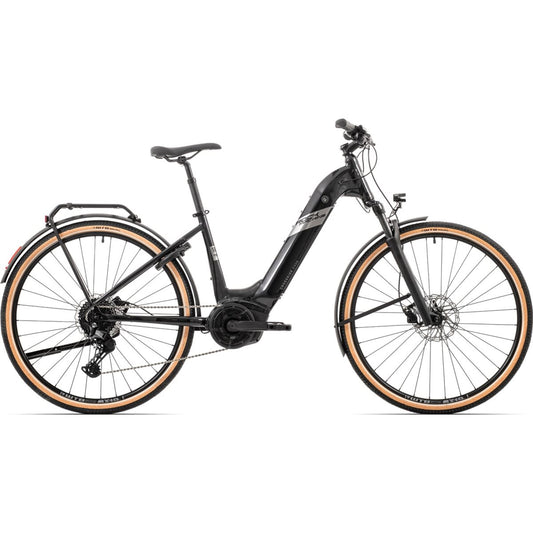 Elcykel Rock Machine eCrossride 500 B Tour Matte Black/Grey