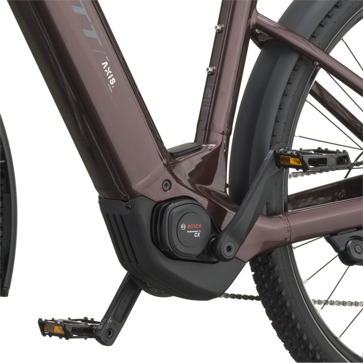 Elcykel Scott Axis 10 Wave Aubergine Red