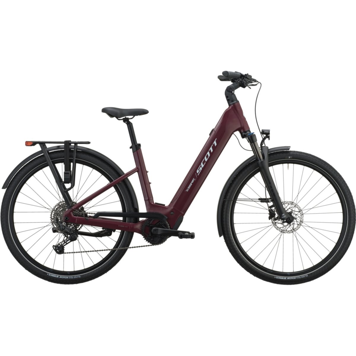 Elcykel Scott Sub Sport 20 Wave Aubergine Purple