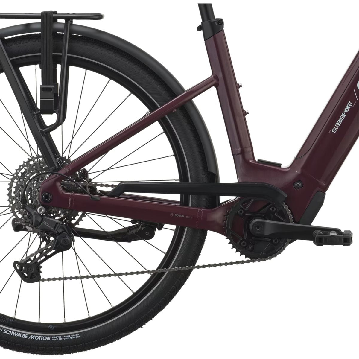 Elcykel Scott Sub Sport 20 Wave Aubergine Purple