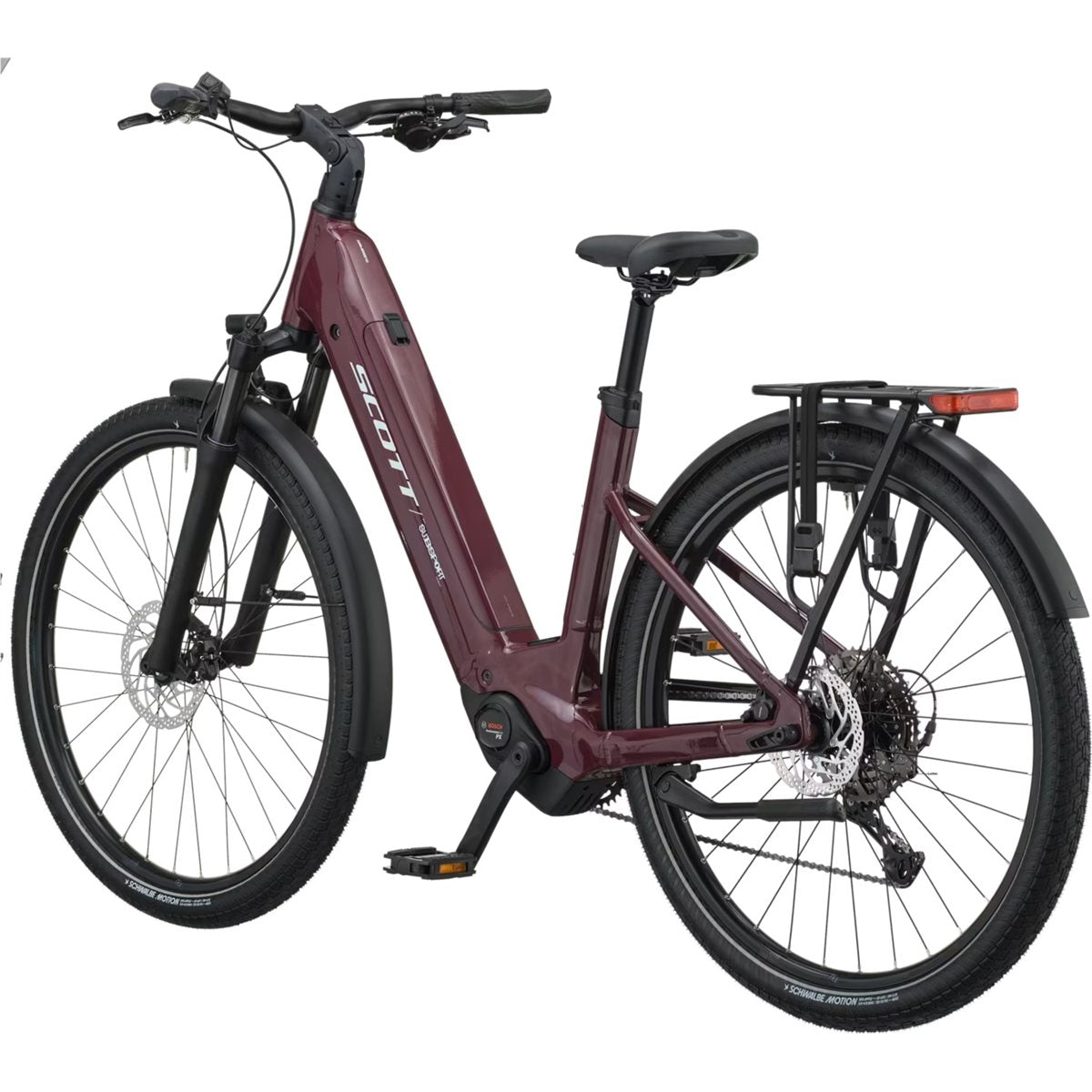 Elcykel Scott Sub Sport 20 Wave Aubergine Purple