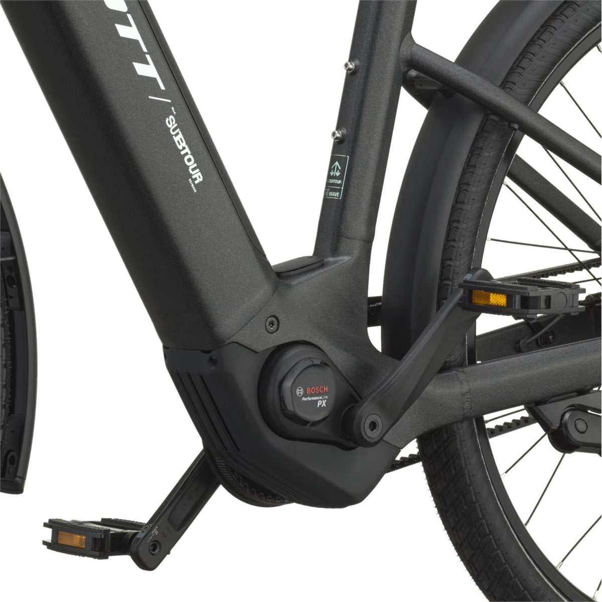 Elcykel Scott Sub Tour 20 Wave Granite Black