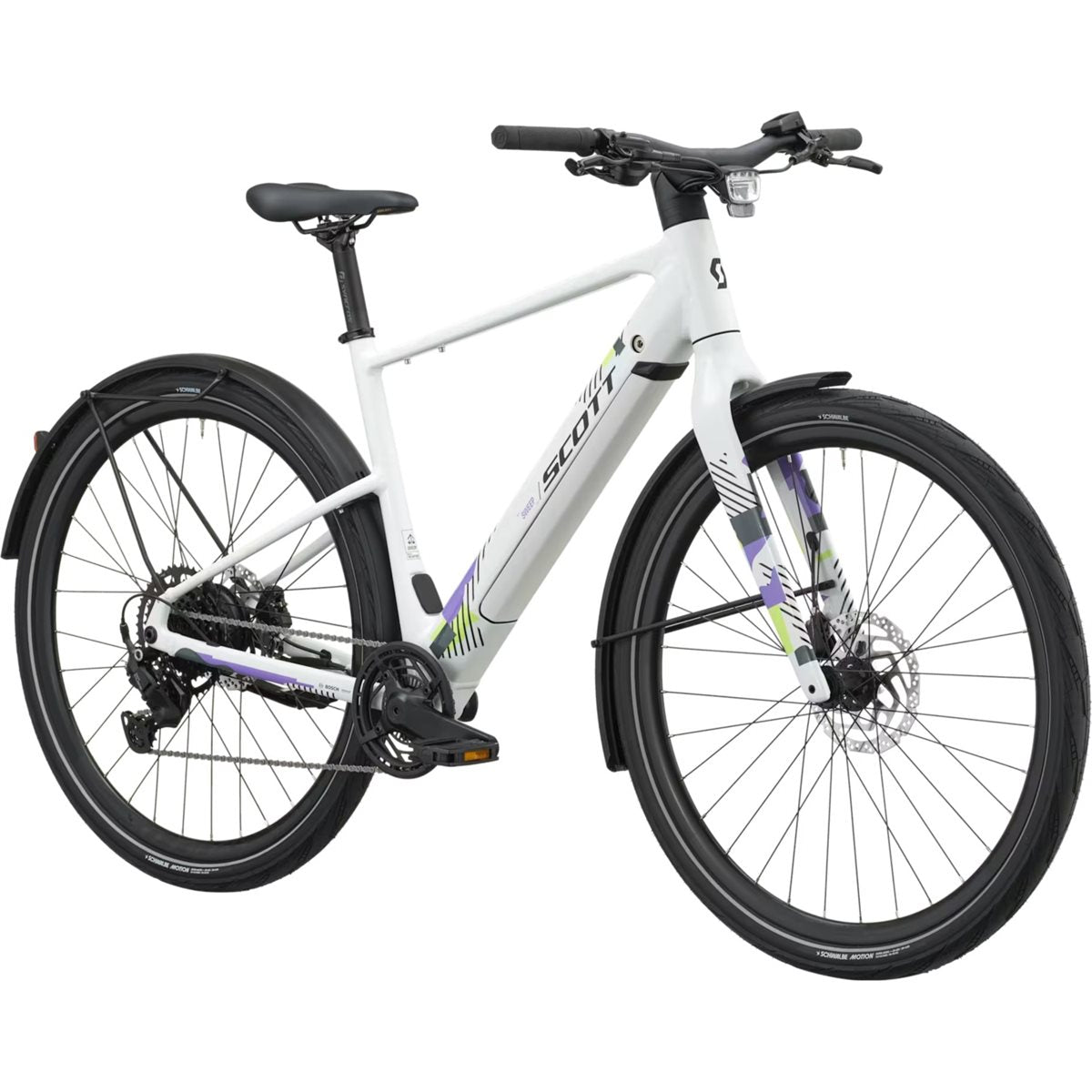 Elcykel Scott Sweep 10 Signal White