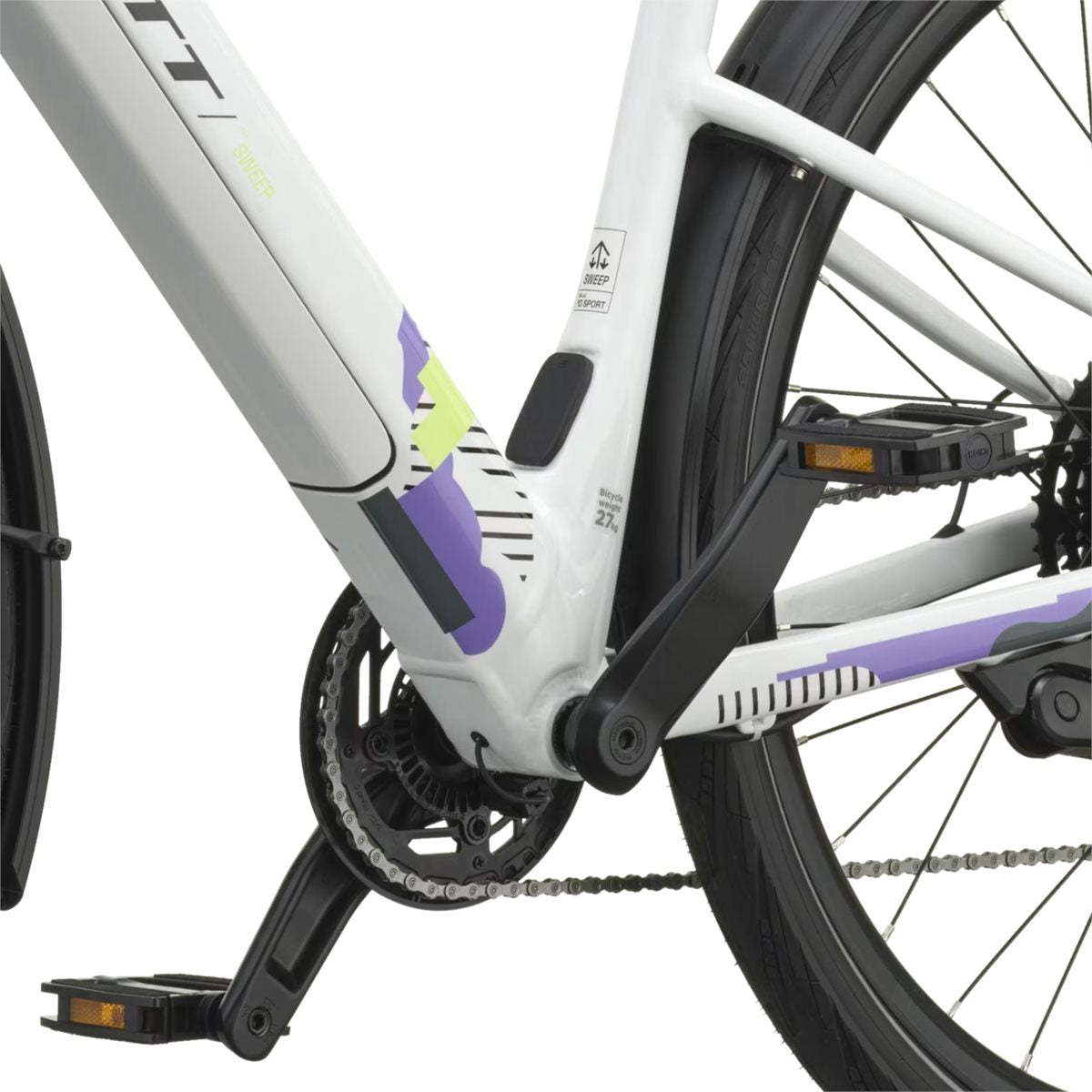 Elcykel Scott Sweep 10 Signal White