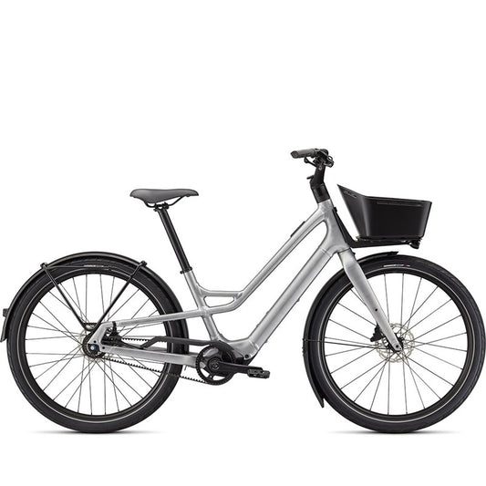 Elcykel Specialized Como SL 5.0 Brushed Silver / Transparent