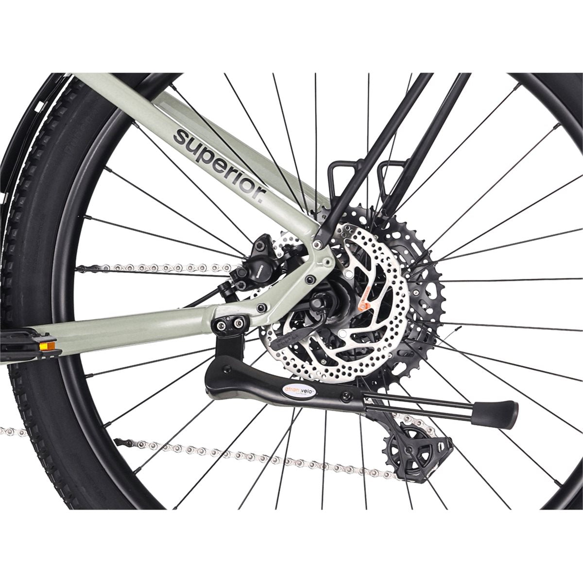 Elcykel Superior eRX 6.4 LS Gloss Soft Green
