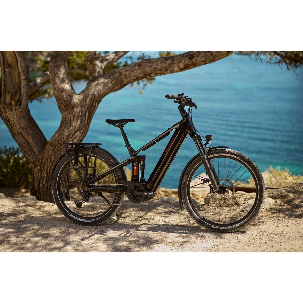Elcykel Trek Allant+ FS 6 R10 800Wh Olive Brown Metallic