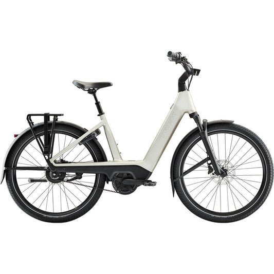 Elcykel Trek Charter+ 4 Enviolo Belt 800 Lowstep Lunar Silver