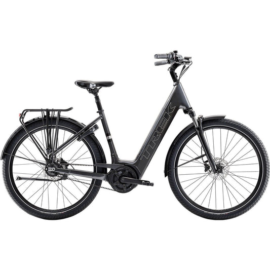 Elcykel Trek District+ 3 Lowstep Belt 545Wh Lithium Grey