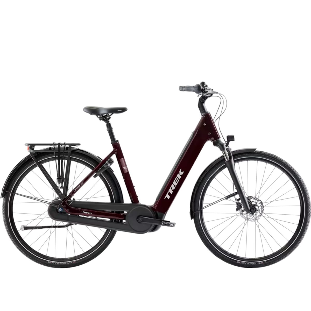 Elcykel Trek District+ 3 Lowstep N7 360Wh Cobra Blood