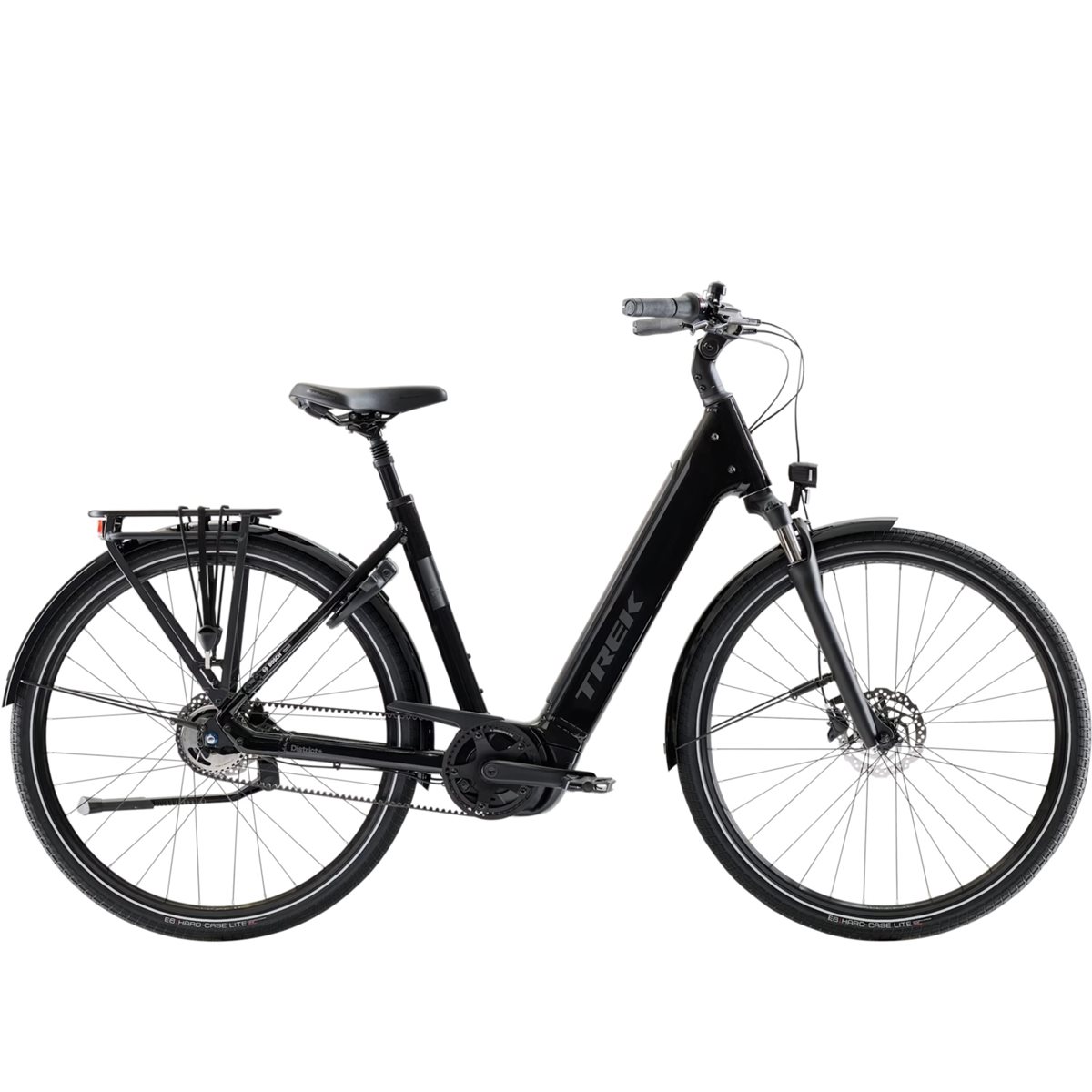 Elcykel Trek District+ 4 Lowstep N5 Belt 600Wh Dark Star
