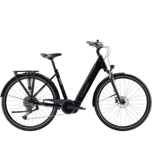 Elcykel Trek District+ 4 Lowstep R10 600Wh Dark Star