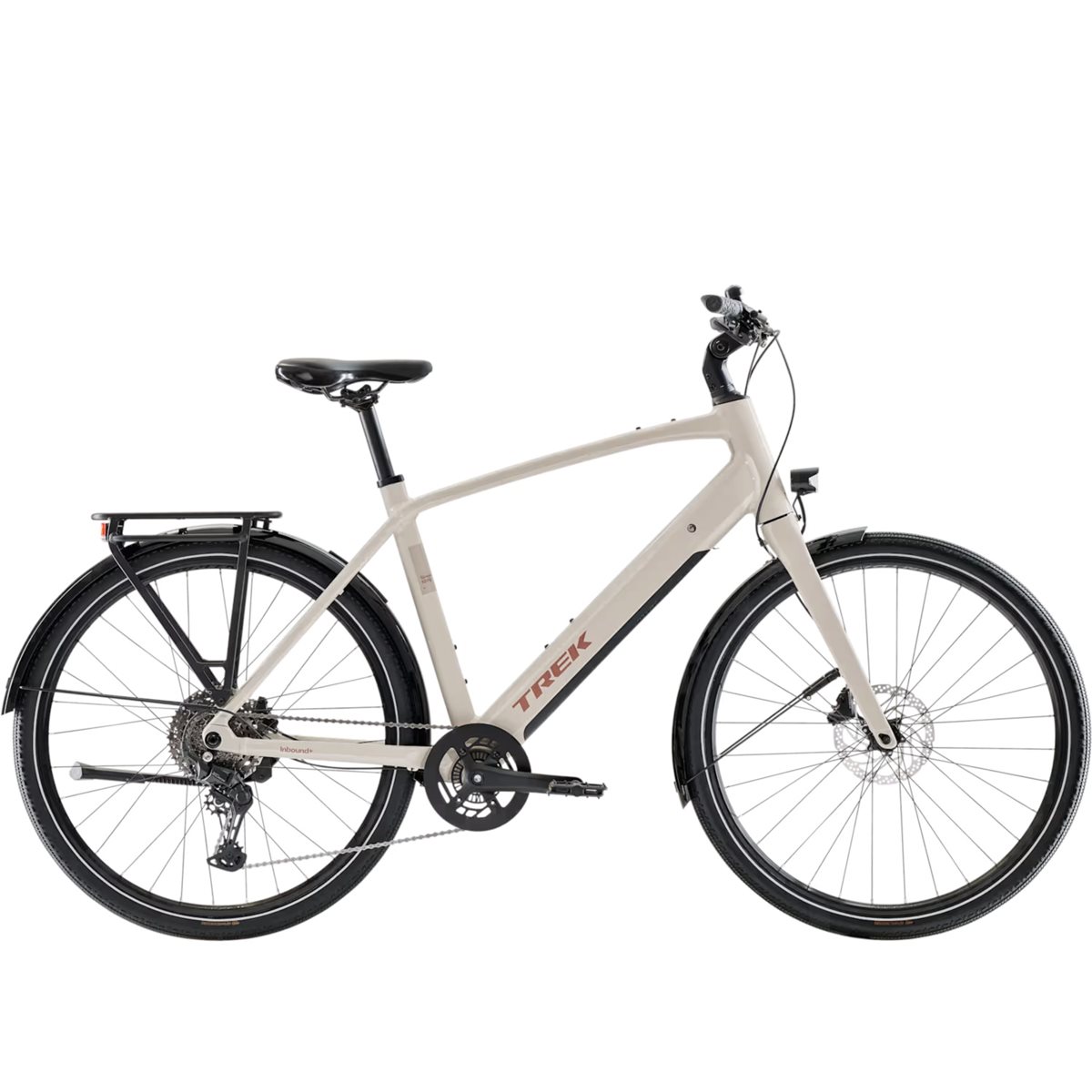 Elcykel Trek Inbound+ 2 Stepover R10 600Wh Buff Beige